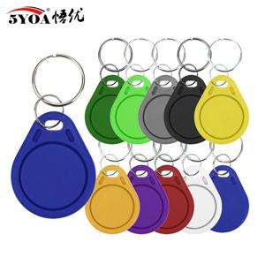 5YOA 5/10PCS UID 키 폽 13.56Mhz FID 출입 통제 클론 배지 NFC 스마트 칩 0 블록 재기록 가능 복사 1K S50 복제기