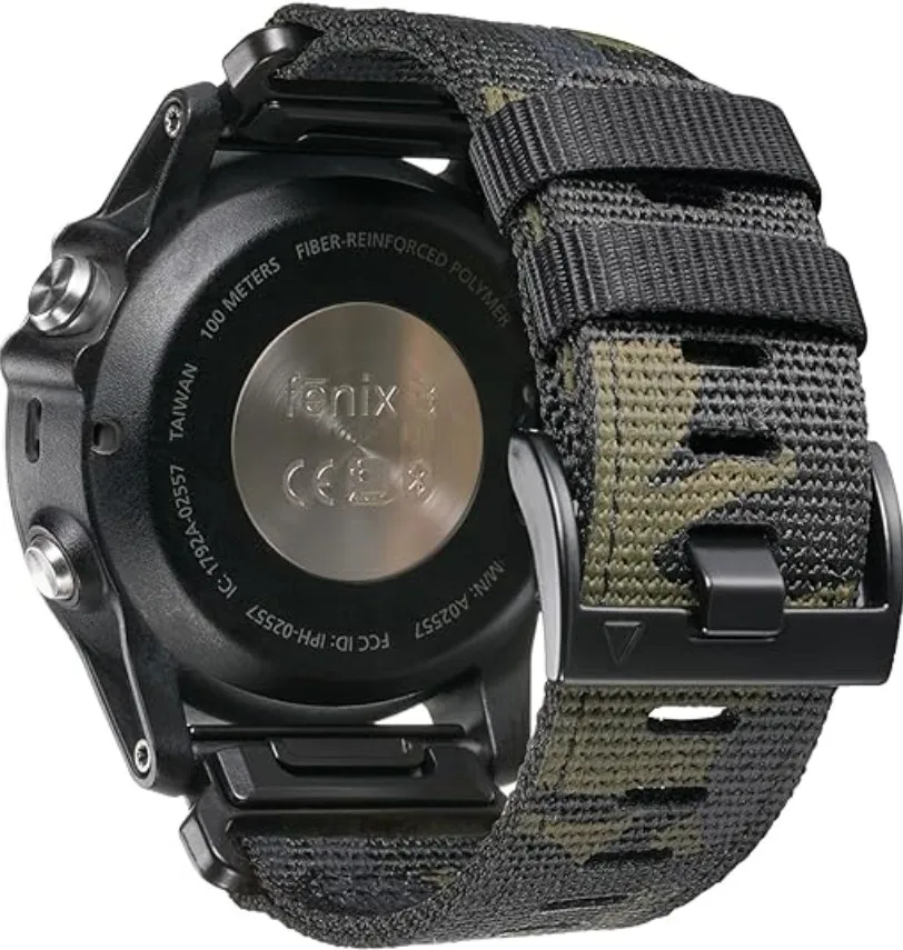Garmin Fenix ​​7 7X 6X Pro/Epix Pro Gen 2 51mm 47mm/Fenix6 5Plus 5XPlus 브레이드 시계 밴드용 QuickFit 22mm 26mm 나일론 스트랩