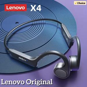 Lenovo X4 Bluetooth 5.1 무선 골전도 HiFi급 음질 이어폰 낮은 대기 시간 헤드폰 스포츠 헤드셋