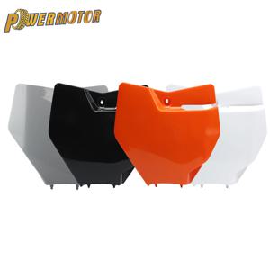 오토바이 전면 번호판 플라스틱 커버 KTM SX SX-F XC XC-F 125-450 2016-2017 Motocross Enduro 먼지 핏 자전거 액세서리