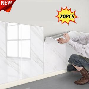 방습 접착제 벽 벽지 껍질과 스틱 벽지 PVC 방수 벽 스티커 모조 타일 붙여 넣기 욕실