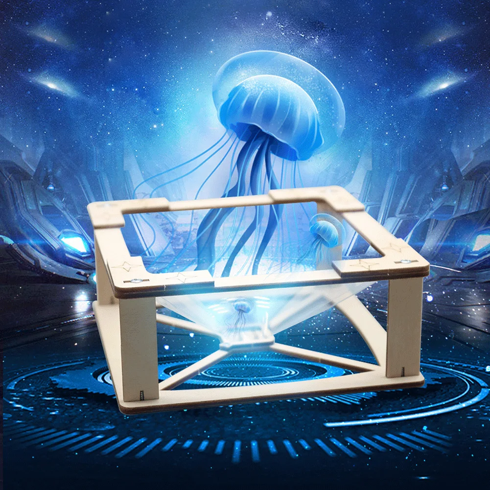 3D 홀로그램 프로 Jection DIY 모델 및 빌딩 장난감 과학 및 교육 모델 장난감 어린이 선물 장난감