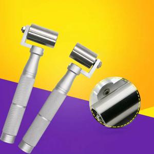 SUN 벽지 틈새용 강철 플랫 압력 롤러, DIY 벽지 이음매 롤링 도구, 페인트 플레이트 핸드 휠 롤러, C7 X3Y6, 34mm, 40mm