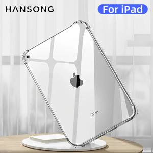 iPad Air 11 2024 Pro 11/13in M4 용 TPU 실리콘 투명 케이스 iPad 10/9/8/7/6/5 Gen Air 4/5th 10.9 3rd 10.5 Mini 6