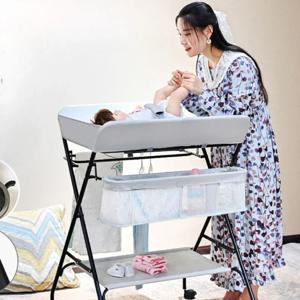 다기능 베이비 케어 테이블, 신생아 터치 테이블, 아기 기저귀 교체 휴대용, 접이식 세탁 가능한 목욕 스탠드