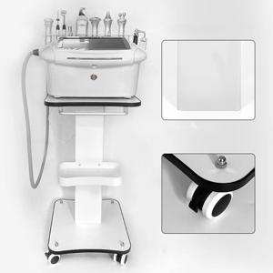 3단 미용실 트롤리 카트 SPA 살롱 테이블 트롤리 스탠드 롤링 카트 장비 기계 홀더 정리대 (푸시 핸들 포함)