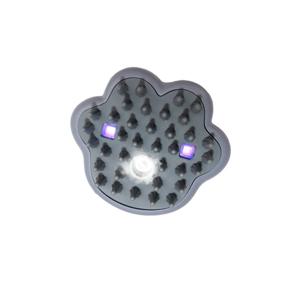 A71P 전기 애완 동물 미용 빗 개 및 고양이 제모 브러시 부드러운 마사지 기능 전기 UV 빗-A