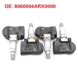 4Pcs 타이어 압력 모니터 센서 TPMS 8060004 ARX0000 트럼피 M6 프로 GS3 GS4 GS5 GS7 GS8 GA8 E9 GA6 GAC 아이온 Y 플러스 433MHz