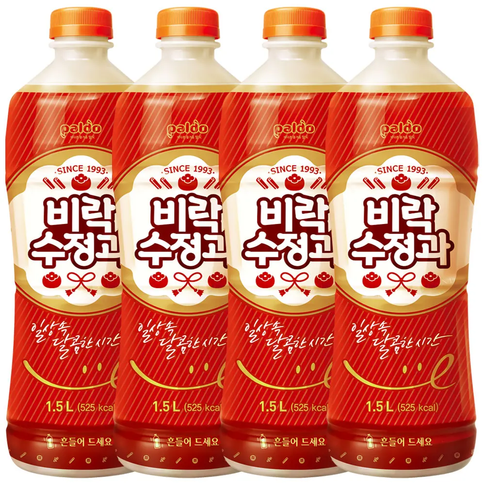 팔도 비락수정과 1.5L 4개