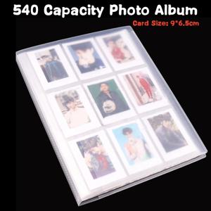 540 용량 카드 홀더 앨범 6.5*9cm 스타 연예인 수집 도서 보드 게임 엽서 홀더 Photocard 사진 앨범 DIY 바인더