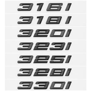 316i 318i 320i 325i 328i 330i 트렁크 부츠 엠블럼 편지 배지 BMW 3 시리즈 F30 F31 F34 E90 E46 크롬 실버 블랙 용 자동차 로고