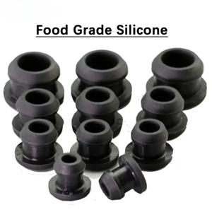 2.5-50.6mm nero conico a scatto in gomma Siliconica tipo T tappo di chiusura tappi 터미널 인서트 per tubi a prova di tappo