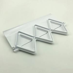 AA91 주방 도구 만두 제조기 3 Pierogies 프레스 용 삼각형 금형 Samosa Ravioli 만두 파이 Empanada 미트볼 메이커