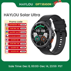 HAYLOU Solar Ultra GPS 스마트워치 1.6인치 AMOLED 디스플레이 5ATM 방수 내장 GPS 블루투스 전화 통화 스포츠 스마트워치
