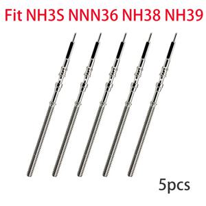 시계 줄기 스테인레스 스틸 예비 부품 NH35 NH36 NH38 NH39 크라운 자동 기계식 무브먼트 시계 부품 크라운 줄기