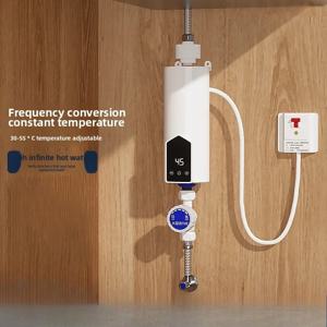 인스턴트 온수기 220V 3000W-5500W 욕실 온수 샤워 및 가정용 주방 난방을위한 휴대용 전기 히터