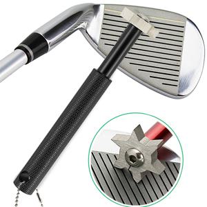1Pcs 골프 그루브 클리너 도구 V/U 모양 블레이드 아이언 웨지 샤프너 6 색 클럽 그루브 복원기 골프 클럽 청소 액세서리