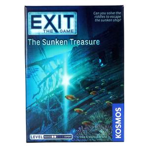 EXIT: The Sunken Treasure - 독특한 탈출실 게임 - 1~4인용 - 퍼즐 해결 전략 보드 게임