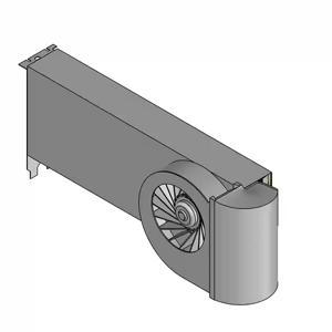 방열판 팬 터보팬 Nvidia Tesla A16 A30 A40 A80 A100 A800 H100 H800 L40 170HX 그래픽 카드 U자형 터보 1개 호환