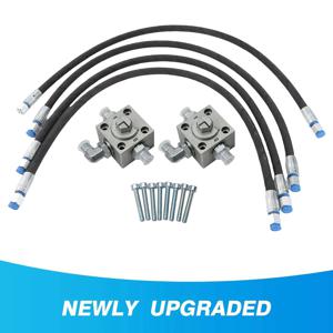 31인치 유연한 호스가 있는 1-2톤 중국 미니 굴삭기용 2Pcs 3방향 전환 밸브