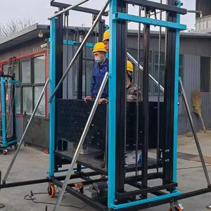 유압 전기 비계 리프트 플랫폼 창고 화물 엘리베이터 장식 원격 제어 이동식 접이식