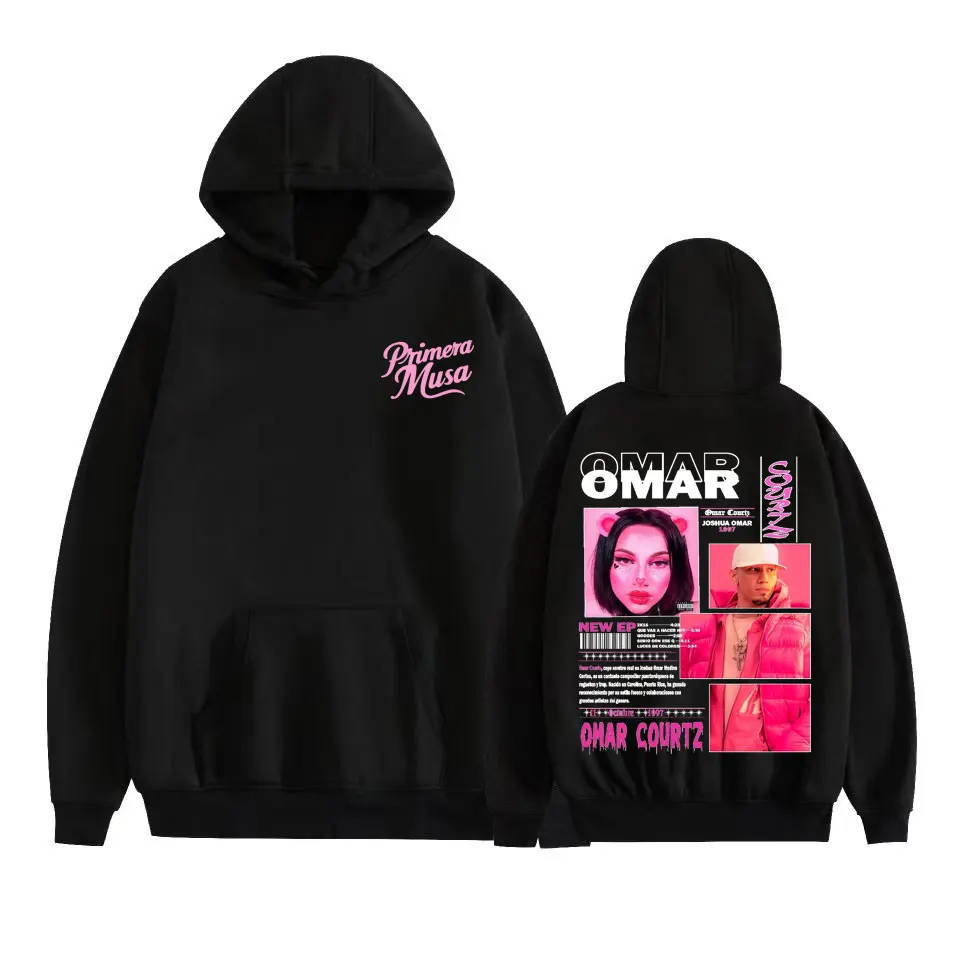 Omar Courtz Primera Musa 그래픽 후드 남성 여성 의류 힙합 패션 운동복 하라주쿠 캐주얼 양털 후드 streetwear