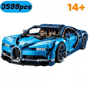3599pcs 빌딩 블록 Bugatti Chiron 슈퍼 스포츠카 장난감 42083 레이싱 모델 세트와 호환 소년을위한 선물
