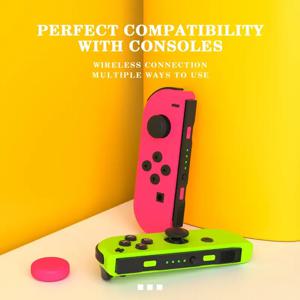 Joy con 무선 스위치 제어 Joycon 컨트롤러, 스위치 비디오 게임 콘솔 액세서리 용 이중 진동 조이스틱 게임 패드 포함