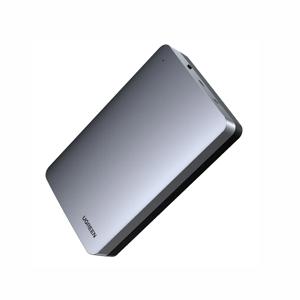 UGREEN 3.5인치 SATA 외장 하드 드라이브 인클로저 (2.5인치 SATA SSD HDD용) 알루미늄 USB C 3.1 Gen 2 고속 6Gbps 케이스