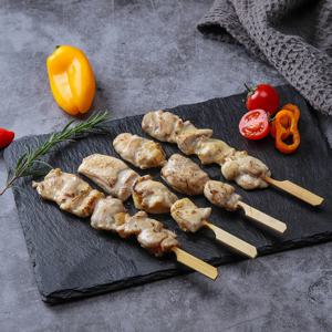 국내산 닭다리살 수제 꼬치 450g 1팩 닭 캠핑음식 숯불 바베큐 순살 소스제공