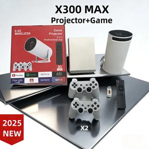 휴대용 프로젝터 X300MAX 게이밍 블리스 고화질 1280x720P 디스플레이로 홈 게임 경험을 향상시키세요