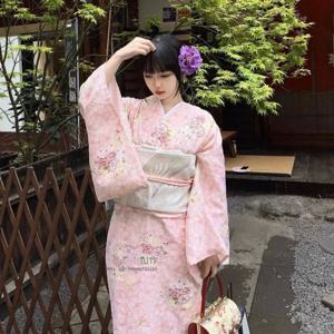 가을 기모노 여신 소녀 일본 스타일 목욕 가운 불꽃 축제 여행 사진 촬영 의상 민족 무대 의상 여성용