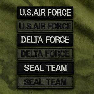 1개 델타 포스 미 육군 자수 패치 - 훅앤루프 패스너가 있는 전술 배지, 의류용 군사풍 디자인
