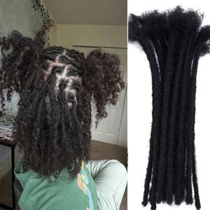 드레드락스 페이크 락스 크로셰 인모 붙임머리 브레이딩용 레미 크로셰 헤어 드레드락스 페이크 락스 20가닥 유기농 헤어