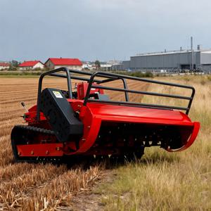 최고 가격 CE EPA 승인 전지형 잔디깎이 농업용 고무 트랙 원격 제어 로봇 잔디깎이