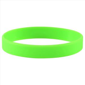 ABQR 패션 실리콘 고무 탄력성 손목 밴드 손목 밴드 커프 팔찌 뱅글 그린