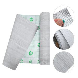 1롤 PVC 자가 접착 바닥 스티커 방수 내마모성 필앤스틱 바닥재 장식용 나무 무늬 바닥 데칼