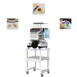 고효율 자동 NP 브랜드 상업용 자수 기계 티셔츠 모자 캡용-모노그램 기능 및 풀링 옵션 포함