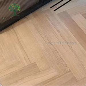맞춤형 헤링본 마루 바닥재, 목재 베니어 스톤 플라스틱 복합 엔지니어링 바닥재