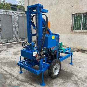 50m 80m 100m 120m 150m 소형 유압식 시추기 수원 시추기 시추 장비