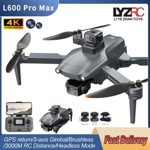 L600 PRO MAX/PRO GPS 드론 4K 전문가용 HD 카메라 3축 짐벌 5G FPV 브러시리스 선택 가능 장애물 회피 드론 쿼드콥터