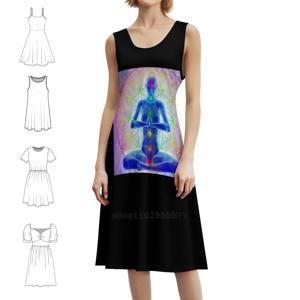 릴렉싱 레이키 보헤미안 시크 드레스 우아한 패션 비치 웨딩 파티 가운 레이키 명상 요가 힐링 영적 여성 의류