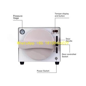 수술기구 소독 캐비닛 치과 구강 멸균기 18L 치과 재료 고온 고압