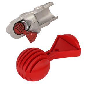 알코 RV 캠퍼 카라반 액세서리 트레일러 모터홈 도난 방지 안전 볼 도난 방지용 레드 볼 커플링 1개