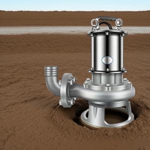 6인치 7.5kw 고압 스테인리스 스틸 OEM 맞춤형 지원 정화조 배출 어류 연못 하수 절단 워터 펌프