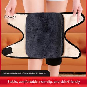 남성과 여성을 위한 가을 및 겨울 무릎 보호대, 따뜻하고 관절 보호 기능이 있으며, 노인들이 자전거를 탈 때 적합하며, 방풍 기능이 있습니다.