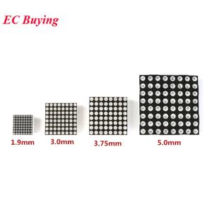 도트 매트릭스 LED 격자 레드 디스플레이 모듈, 디지털 튜브, 공통 양극 스크린, DIY 1.9mm, 3mm, 3.75mm, 5mm, 8x8, 8x8