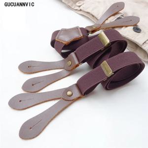 남성용 조정 가능한 버클 멜빵, 2*100cm, 6 버클, 여성용 하네스, 남성용 의류 액세서리