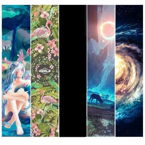 롱 보드 사포 스케이트 보드 스티커 두꺼운 안티 슬립 스티커 서핑 보드 사포 랜드 서핑 스케이트 보드 부품