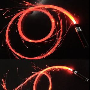 LED 광섬유 채찍 충전식 광섬유 픽셀 라이트 업 채찍, 라이트 플로우 장난감, 댄스 파티 조명 쇼 레이브 EDM 음악